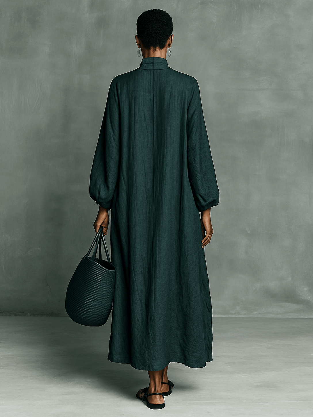Miss | Jurk Dames Maxi Flowing - Viscose - Miss Madera MIS-ZZJH1S