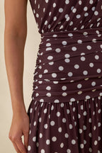 Miss | Jurk Dames Maxi High-Neck Avond - Stretch Jersey - Miss Madera MIS-EEXS40