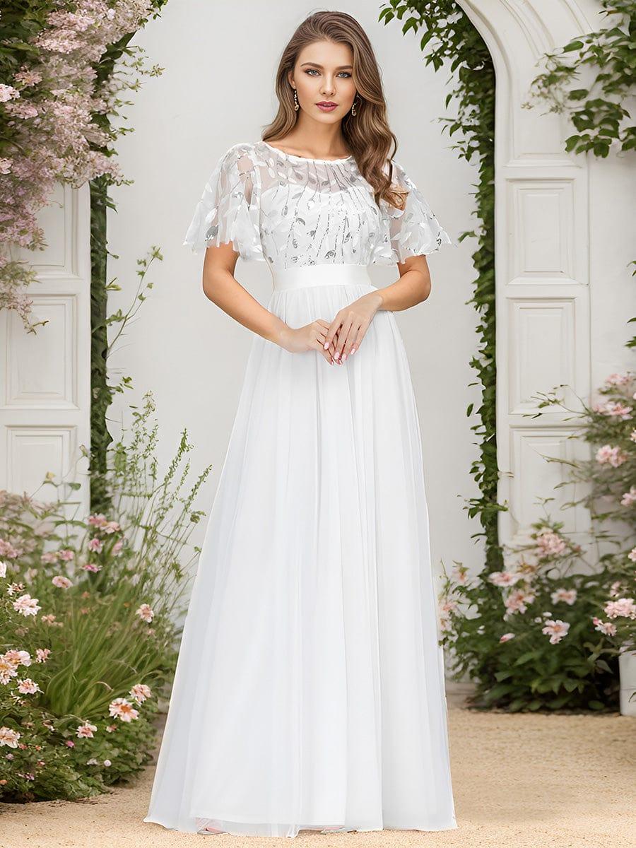 Miss | Jurk Dames Maxi Korte Mouw Pailletten - Tule - Miss Madera