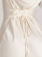 Miss | Jurk Dames Maxi Lange Mouw Getailleerd - Chiffon - Miss Madera MIS-CVWMAL