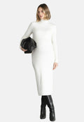 Miss | Jurk Dames Maxi Lange Mouwen Overslag - Viscose - Miss Madera MIS-1MUJE2