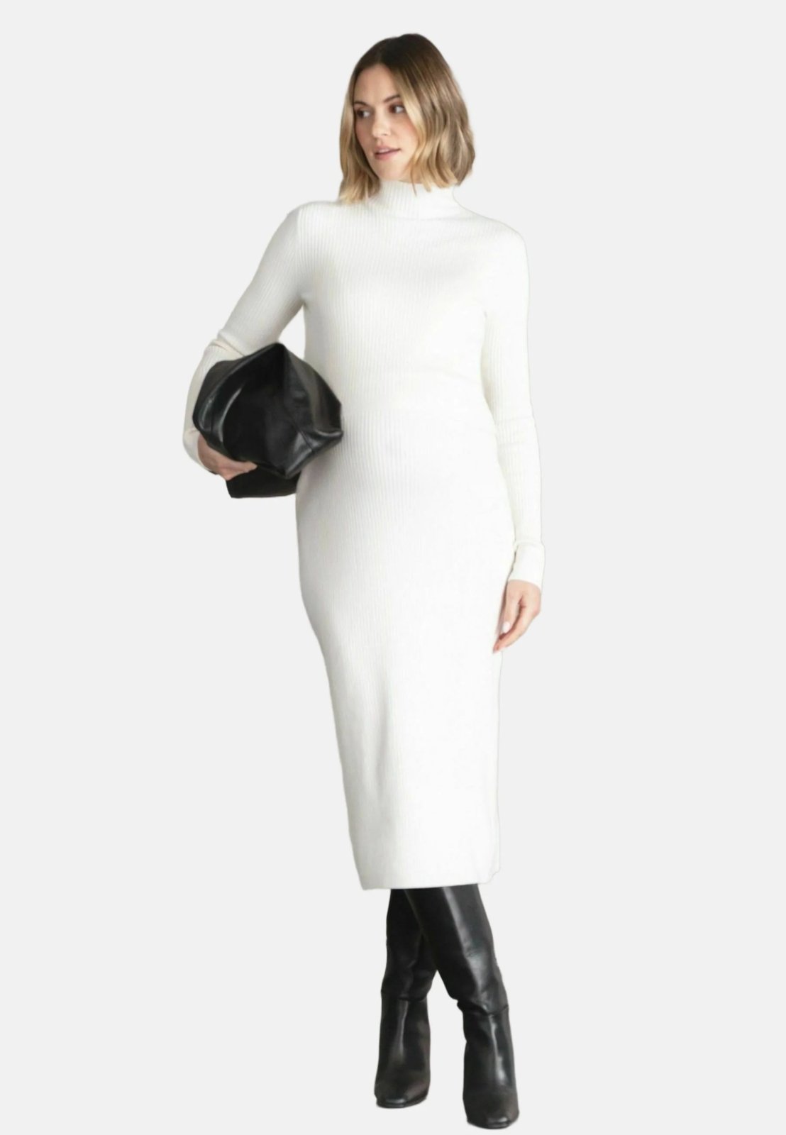 Miss | Jurk Dames Maxi Lange Mouwen Overslag - Viscose - Miss Madera MIS-1MUJE2
