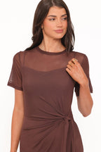 Miss | Jurk Dames Maxi Mesh - Viscose - Miss Madera MIS-2WPUM1