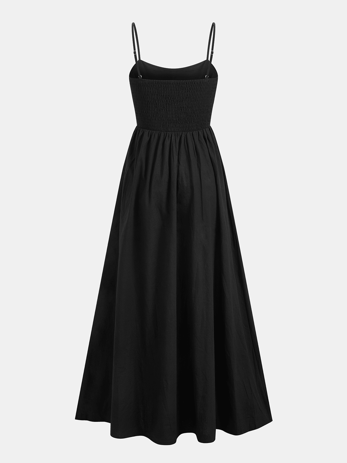 Miss | Jurk Dames Maxi Mouwloos Hartvormige Hals - Polyester - Miss Madera MIS-UWRG69