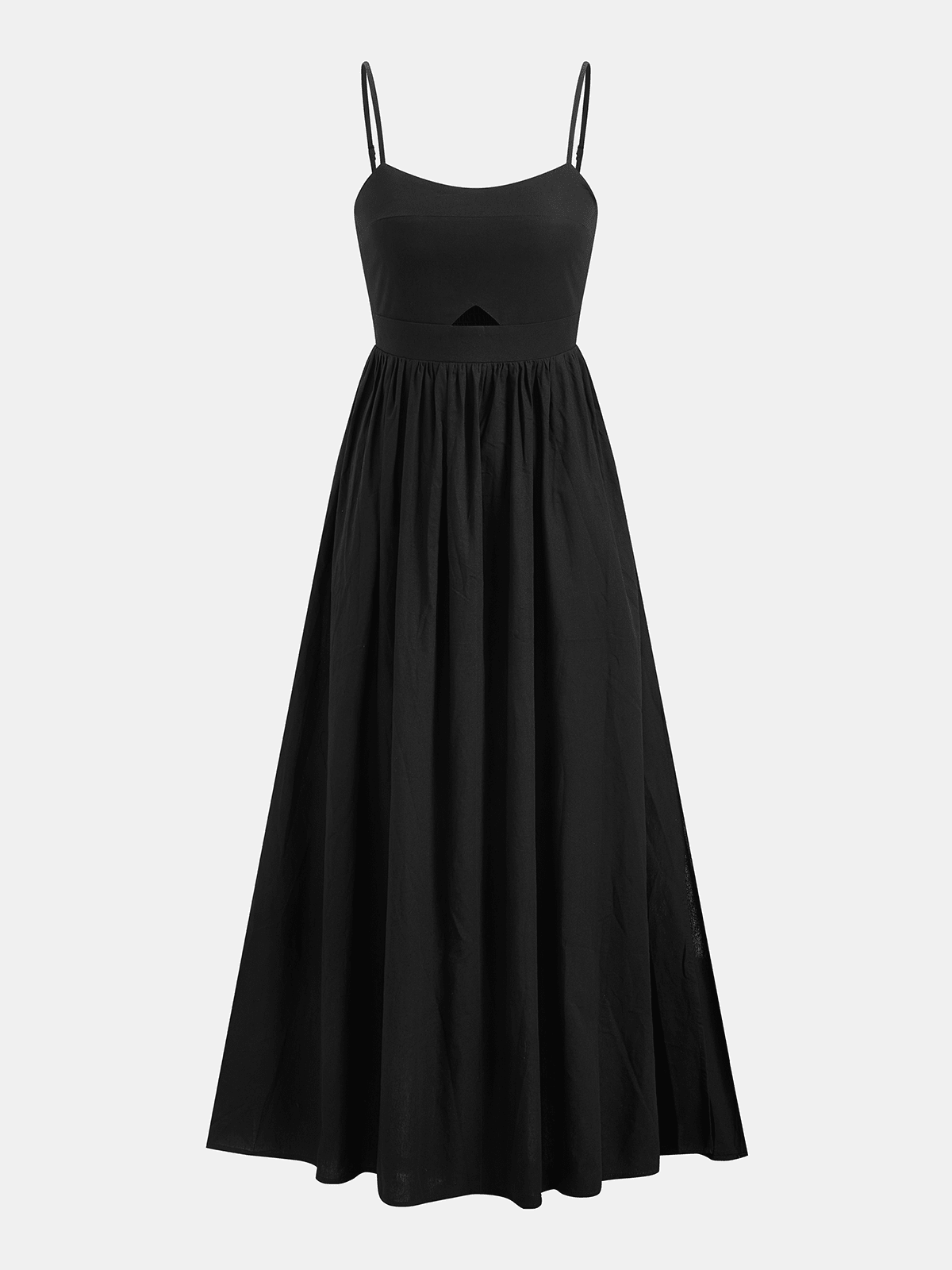 Miss | Jurk Dames Maxi Mouwloos Hartvormige Hals - Polyester - Miss Madera MIS-UWRG69
