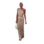 Miss | Jurk Dames Maxi Off-Shoulder Pailletten - Polyester - Miss Madera MIS-X1JTIE