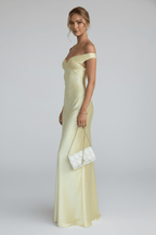 Miss | Jurk Dames Maxi Off-Shoulder - Viscose - Miss Madera MIS-I6ZN0U