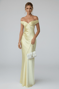 Miss | Jurk Dames Maxi Off-Shoulder - Viscose - Miss Madera MIS-I6ZN0U