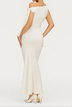 Miss | Jurk Dames Maxi One-Shoulder Avond - Satijn - Miss Madera MIS-UBISBY
