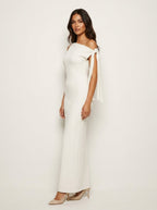 Miss | Jurk Dames Maxi One-Shoulder Avond - Satijn - Miss Madera MIS-UBISBY