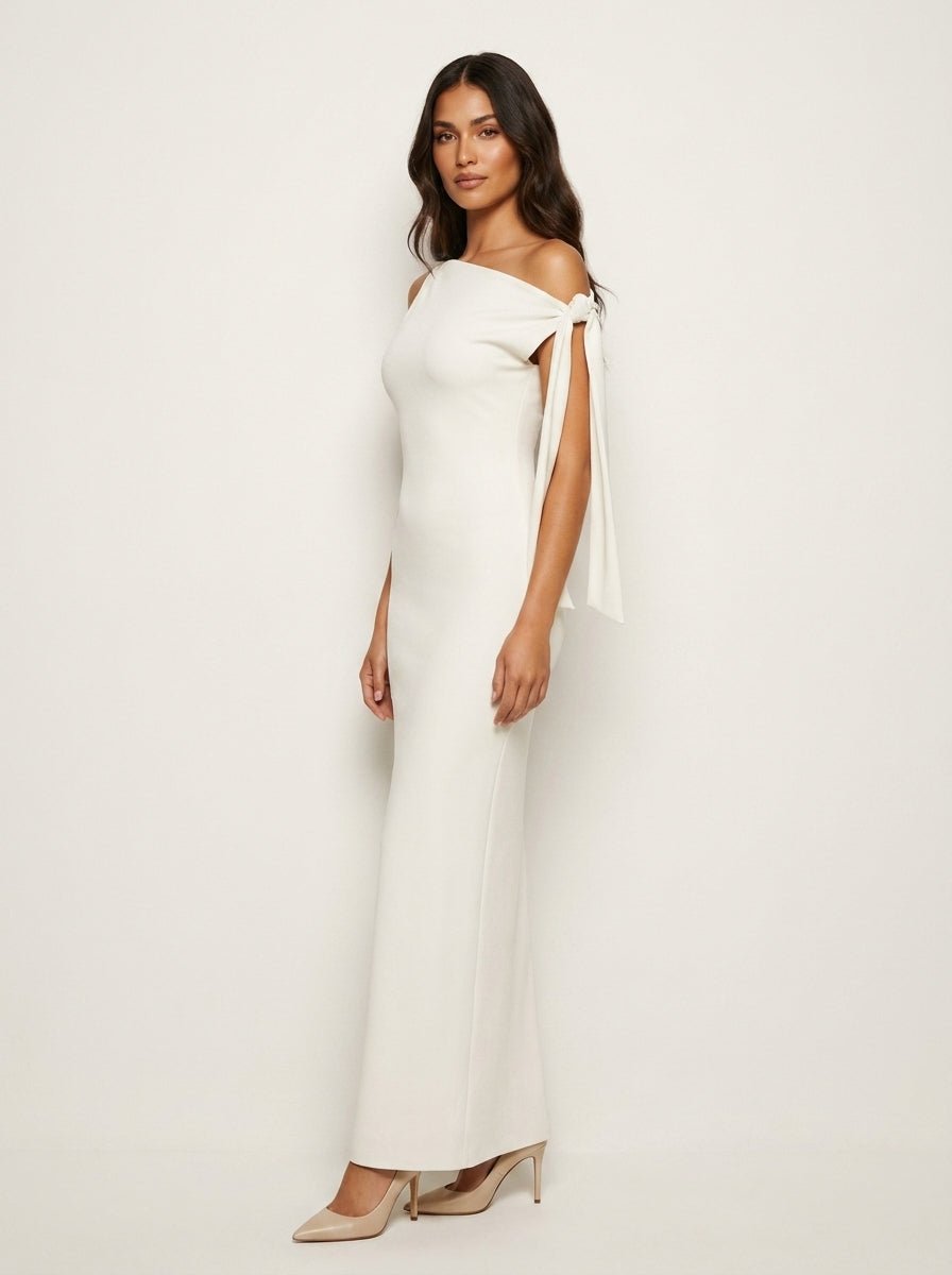 Miss | Jurk Dames Maxi One-Shoulder Avond - Satijn - Miss Madera MIS-UBISBY