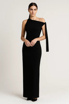 Miss | Jurk Dames Maxi One-Shoulder Avond - Satijn - Miss Madera MIS-UBISBY