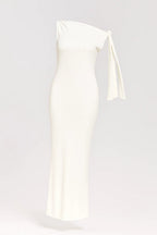Miss | Jurk Dames Maxi One-Shoulder Avond - Satijn - Miss Madera MIS-UBISBY