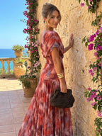 Miss | Jurk Dames Maxi One-Shoulder - Viscose - Miss Madera MIS-DHUPR7