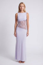 Miss | Jurk Dames Maxi Open Rug - Jersey - Miss Madera MIS-K9LAIO