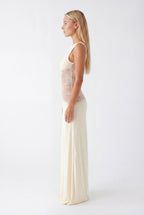 Miss | Jurk Dames Maxi Open Rug - Jersey - Miss Madera MIS-M3CHPK