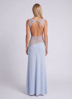 Miss | Jurk Dames Maxi Open Rug - Jersey - Miss Madera MIS-MQOVSR