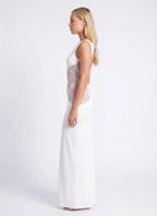 Miss | Jurk Dames Maxi Open Rug - Jersey - Miss Madera MIS-CKIYMG