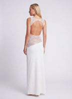 Miss | Jurk Dames Maxi Open Rug - Jersey - Miss Madera MIS-CKIYMG