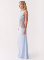 Miss | Jurk Dames Maxi Open Rug - Jersey - Miss Madera MIS-MQOVSR