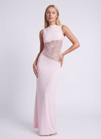 Miss | Jurk Dames Maxi Open Rug - Jersey - Miss Madera MIS-K9LAIO