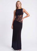 Miss | Jurk Dames Maxi Open Rug - Jersey - Miss Madera MIS-F4J9R8