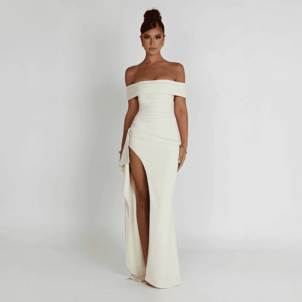 Miss | Jurk Dames Maxi - Polyester - Miss Madera MIS-0009C2