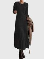 Miss | Jurk Dames Maxi Relaxed Winter - Kabelbreisel - Miss Madera MIS-UPTGQZ