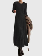 Miss | Jurk Dames Maxi Relaxed Winter - Kabelbreisel - Miss Madera MIS-UPTGQZ