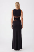 Miss | Jurk Dames Maxi Ronde Halslijn - Jersey - Miss Madera MIS-DXG3CY