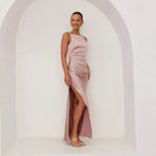 Miss | Jurk Dames Maxi Spaghettibandjes - Viscose - Miss Madera MIS-MG36H4