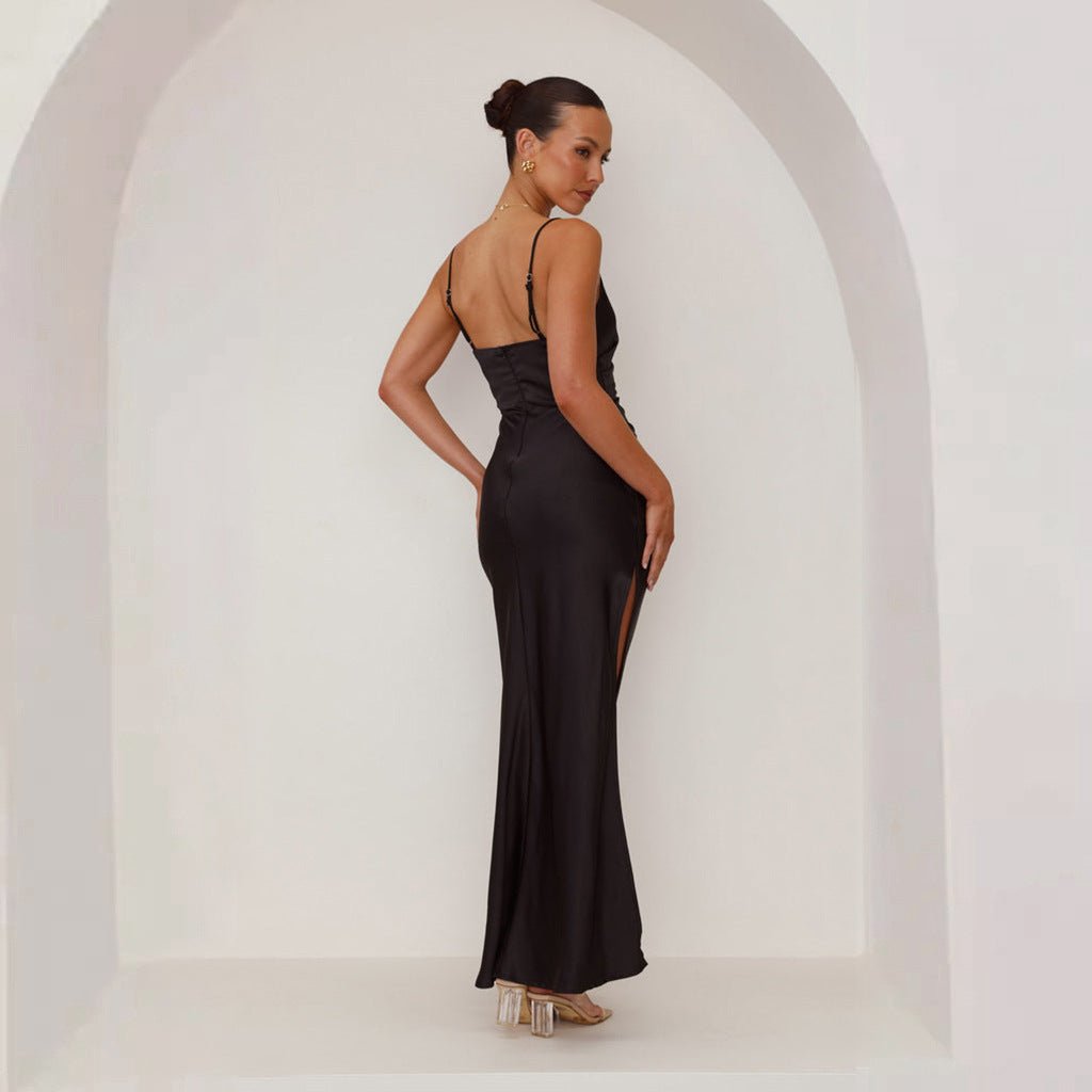 Miss | Jurk Dames Maxi Spaghettibandjes - Viscose - Miss Madera MIS-ATGKX9