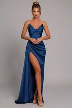 Miss | Jurk Dames Maxi Strapless Hartuitsnijding - Polyester - Miss Madera MIS-243W1K
