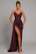Miss | Jurk Dames Maxi Strapless Hartuitsnijding - Polyester - Miss Madera MIS-Z7M8GG