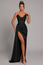 Miss | Jurk Dames Maxi Strapless Hartuitsnijding - Polyester - Miss Madera MIS-5VCLGY