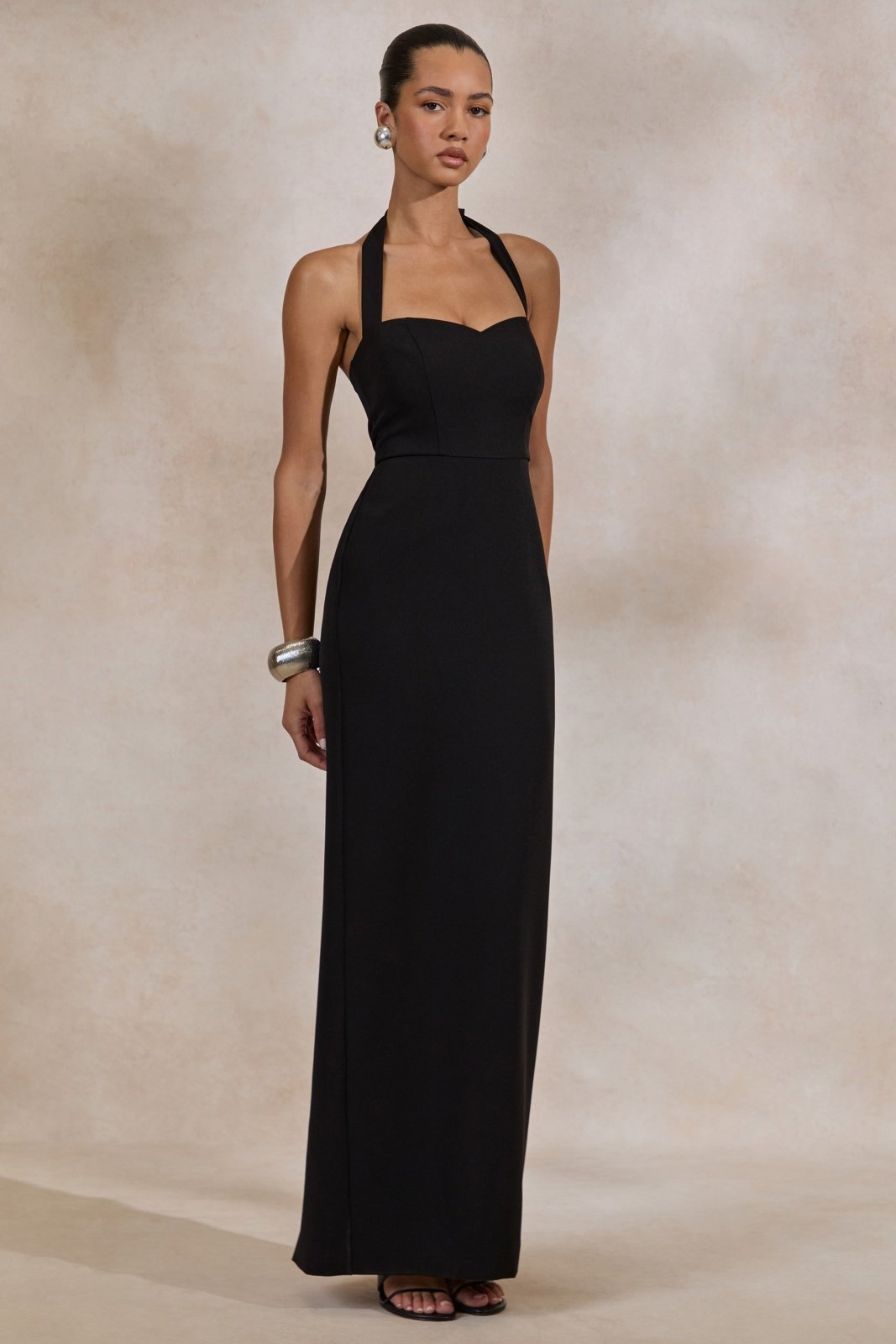 Miss | Jurk Dames Maxi Sweetheart - Crêpe - Miss Madera MIS-RJ6YYO
