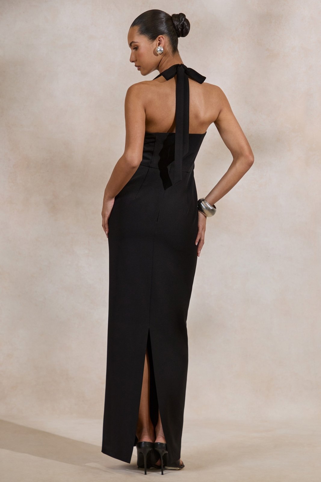 Miss | Jurk Dames Maxi Sweetheart - Crêpe - Miss Madera MIS-RJ6YYO