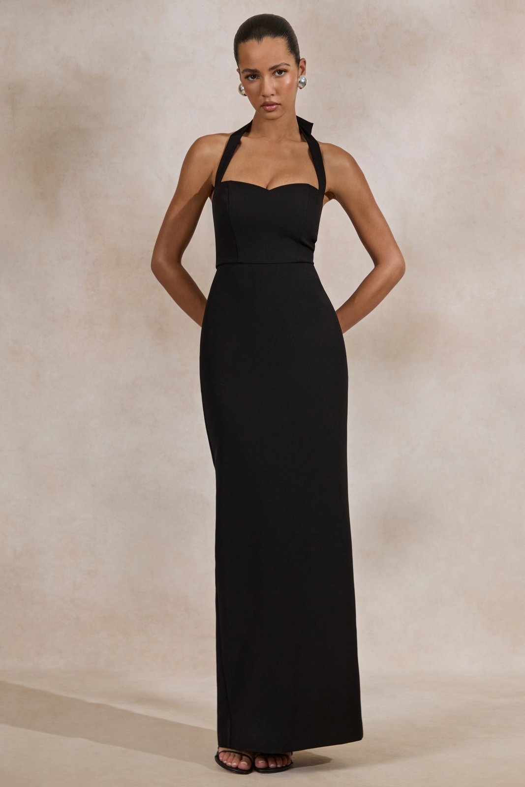 Miss | Jurk Dames Maxi Sweetheart Mouwloos - Crêpe - Miss Madera MIS-EQQXUE