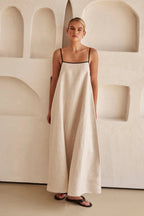 Miss | Jurk Dames Maxi Trapeze Zomer - Viscose - Miss Madera MIS-MZUHD9