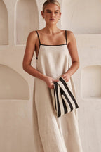 Miss | Jurk Dames Maxi Trapeze Zomer - Viscose - Miss Madera MIS-MZUHD9