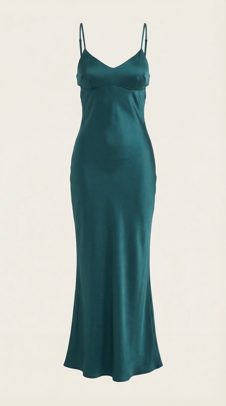 Miss | Jurk Dames Maxi V-hals Spaghettibandjes Avond - Satijn - Miss Madera MIS-1TG6M9