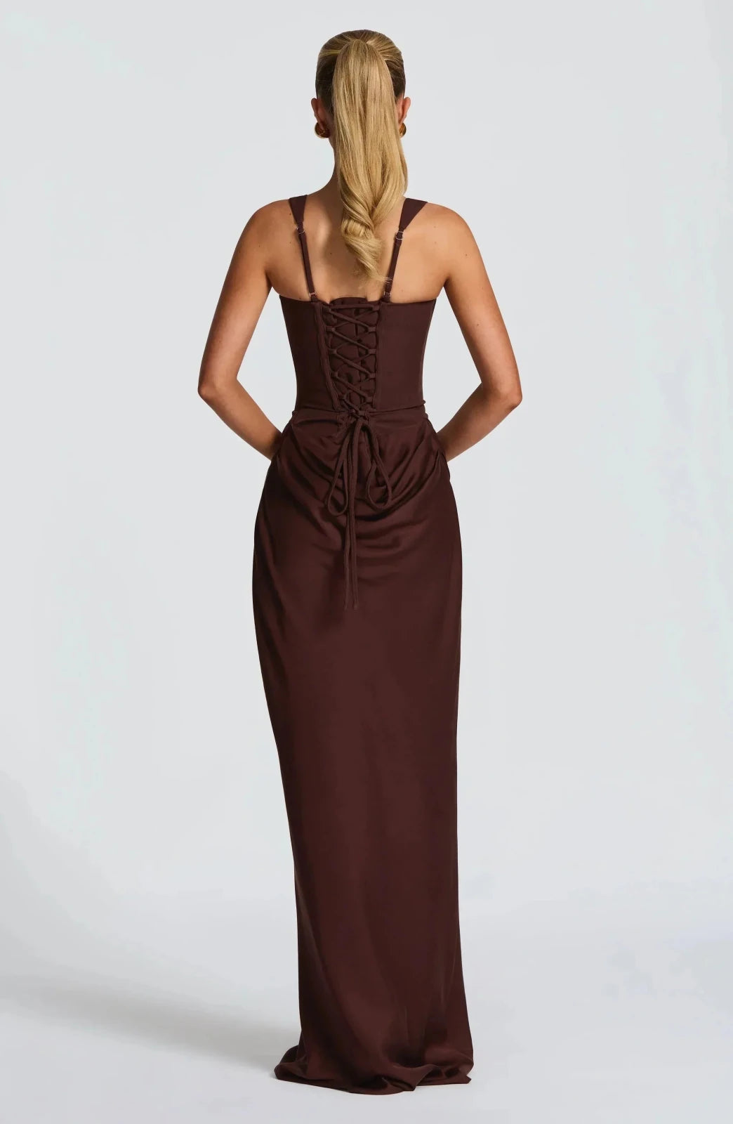 Miss | Jurk Dames Maxi Vierkante Hals Avond - Polyester - Miss Madera MIS-1PXRIB