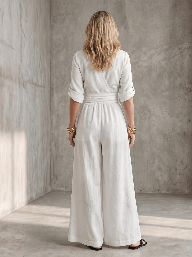 Miss | Jurk Dames Maxi Wikkel V-hals - Viscose - Miss Madera MIS-7KO4L2
