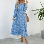 Miss | Jurk Dames Maxi Zomer Bloemenprint - Viscose - Miss Madera MIS-0BVP6U