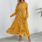 Miss | Jurk Dames Maxi Zomer Bloemenprint - Viscose - Miss Madera MIS-6QXZV3