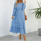 Miss | Jurk Dames Maxi Zomer Bloemenprint - Viscose - Miss Madera MIS-FCF8MP