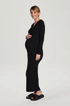 Miss | Jurk Dames Maxi Zwangerschap V-Hals Zomer - Viscose - Miss Madera MIS-XCBGGE