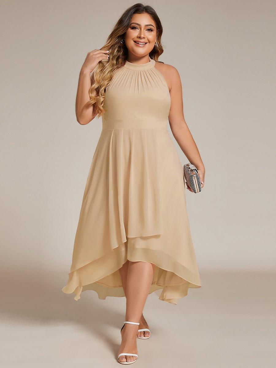 Miss | Jurk Dames Midi A - lijn Elegant - Chiffon - Miss Madera