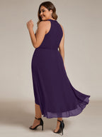 Miss | Jurk Dames Midi A - lijn Elegant - Chiffon - Miss Madera