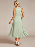 Miss | Jurk Dames Midi A - lijn Elegant - Chiffon - Miss Madera